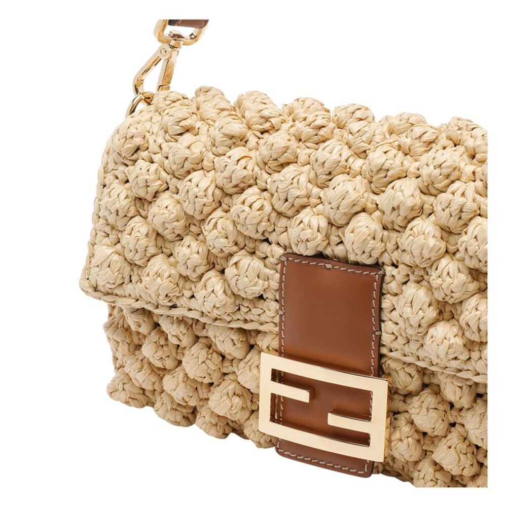 Fendi Women Rafia Baguette - Picture 4 of 4